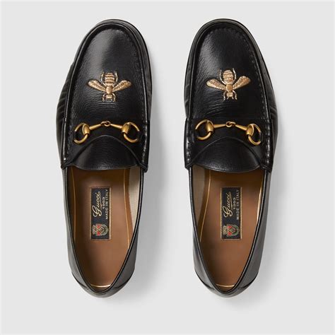 gucci loafer with bee|gucci fur loafer.